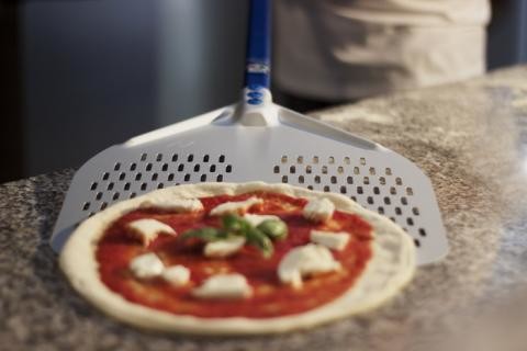 Schaufel Für Pizza Rechteckig aus Aluminium Eloxiert A-32R/180 33x33cm