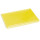 Schneidebrett gelb f&uuml;r Gefl&uuml;gel mit Saftrille, 500x300 mm