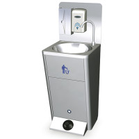 mobiles Handwaschbecken mit Fu&szlig;bedienung,...